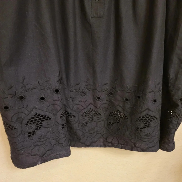 Lane Bryant black baby doll top - Picture 7 of 7